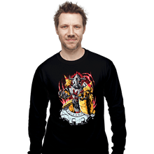 Load image into Gallery viewer, Daily_Deal_Shirts Long Sleeve Shirts, Unisex / Small / Black Battle War Greymon
