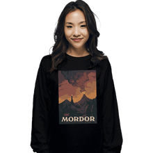 Load image into Gallery viewer, Shirts Long Sleeve Shirts, Unisex / Small / Black Visit Mordor