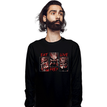 Load image into Gallery viewer, Daily_Deal_Shirts Long Sleeve Shirts, Unisex / Small / Black Eat Prey Love