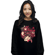 Load image into Gallery viewer, Daily_Deal_Shirts Long Sleeve Shirts, Unisex / Small / Black Fragrance In Thaw Hu Tao