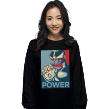Load image into Gallery viewer, Shirts Long Sleeve Shirts, Unisex / Small / Black Power