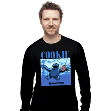 Load image into Gallery viewer, Daily_Deal_Shirts Long Sleeve Shirts, Unisex / Small / Black Never Cookie