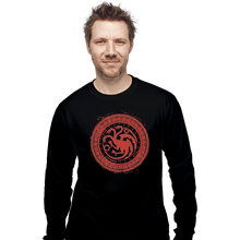 Load image into Gallery viewer, Shirts Long Sleeve Shirts, Unisex / Small / Black Seal Of Dragons