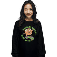 Load image into Gallery viewer, Shirts Long Sleeve Shirts, Unisex / Small / Black Sashimi Rollin'