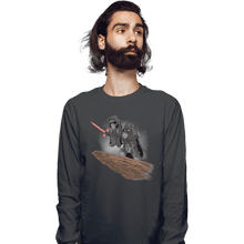 Load image into Gallery viewer, Shirts Long Sleeve Shirts, Unisex / Small / Charcoal The Darth King