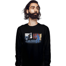 Load image into Gallery viewer, Shirts Long Sleeve Shirts, Unisex / Small / Black Into the Bat-Verse