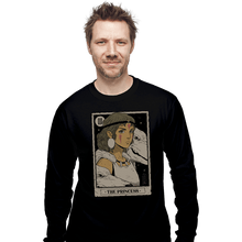 Load image into Gallery viewer, Daily_Deal_Shirts Long Sleeve Shirts, Unisex / Small / Black The Princess Vintage Tarot