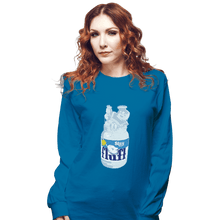 Load image into Gallery viewer, Shirts Long Sleeve Shirts, Unisex / Small / Sapphire Stay Fluft
