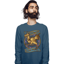Load image into Gallery viewer, Last_Chance_Shirts Long Sleeve Shirts, Unisex / Small / Indigo Blue Chocobo Racer
