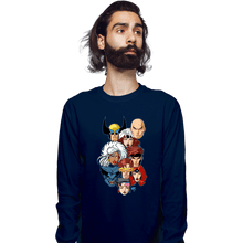 Load image into Gallery viewer, Daily_Deal_Shirts Long Sleeve Shirts, Unisex / Small / Navy Mutant 97 Heads!