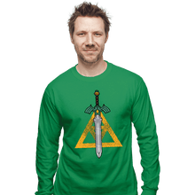 Load image into Gallery viewer, Daily_Deal_Shirts Long Sleeve Shirts, Unisex / Small / Irish Green The Sword