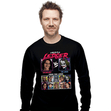 Load image into Gallery viewer, Daily_Deal_Shirts Long Sleeve Shirts, Unisex / Small / Black Ledger Fighter