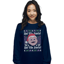 Load image into Gallery viewer, Shirts Long Sleeve Shirts, Unisex / Small / Navy Not The Santa!
