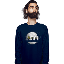 Load image into Gallery viewer, Shirts Long Sleeve Shirts, Unisex / Small / Navy Hakuna Banana