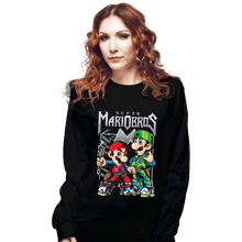 Load image into Gallery viewer, Shirts Long Sleeve Shirts, Unisex / Small / Black Metal Bros