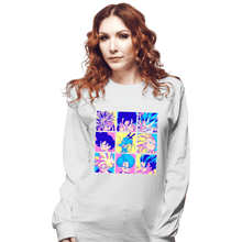 Load image into Gallery viewer, Shirts Long Sleeve Shirts, Unisex / Small / White Saiyan Colors