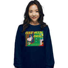 Load image into Gallery viewer, Daily_Deal_Shirts Long Sleeve Shirts, Unisex / Small / Navy Good Moon Knight