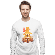 Load image into Gallery viewer, Shirts Long Sleeve Shirts, Unisex / Small / White Ukiyo Vivi