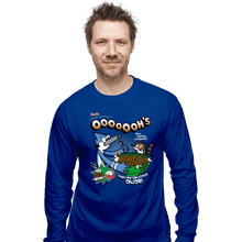 Load image into Gallery viewer, Shirts Long Sleeve Shirts, Unisex / Small / Royal Blue Regular Cereal