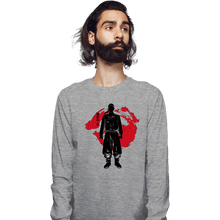 Load image into Gallery viewer, Shirts Long Sleeve Shirts, Unisex / Small / Sports Grey Crimson Ken Ryuguji