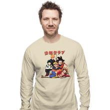 Load image into Gallery viewer, Shirts Long Sleeve Shirts, Unisex / Small / Natural The Shonen Club