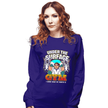 Load image into Gallery viewer, Shirts Long Sleeve Shirts, Unisex / Small / Violet Luisa's Gym (Violet)