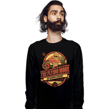 Load image into Gallery viewer, Daily_Deal_Shirts Long Sleeve Shirts, Unisex / Small / Black The Flying Monk