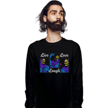 Load image into Gallery viewer, Shirts Long Sleeve Shirts, Unisex / Small / Black Live Laugh Love