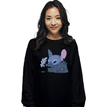 Load image into Gallery viewer, Shirts Long Sleeve Shirts, Unisex / Small / Black Darth Stitch