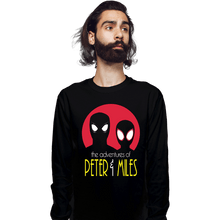 Load image into Gallery viewer, Secret_Shirts Long Sleeve Shirts, Unisex / Small / Black Adventures Of Peter and Miles