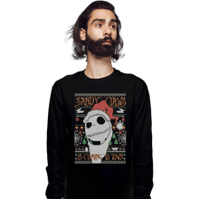 Load image into Gallery viewer, Shirts Long Sleeve Shirts, Unisex / Small / Black Sandy Claws