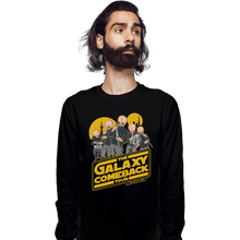 Load image into Gallery viewer, Shirts Long Sleeve Shirts, Unisex / Small / Black Galaxy Comeback