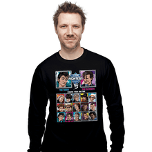 Load image into Gallery viewer, Daily_Deal_Shirts Long Sleeve Shirts, Unisex / Small / Black Time Fighters 10th vs 11th