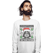 Load image into Gallery viewer, Shirts Long Sleeve Shirts, Unisex / Small / White Father Christmas