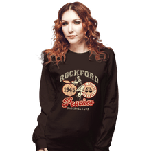 Load image into Gallery viewer, Daily_Deal_Shirts Long Sleeve Shirts, Unisex / Small / Dark Chocolate Rockford Peaches