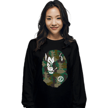 Load image into Gallery viewer, Shirts Long Sleeve Shirts, Unisex / Small / Black A Bathing Oozaru