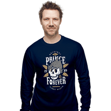 Load image into Gallery viewer, Shirts Long Sleeve Shirts, Unisex / Small / Navy Prince Forever