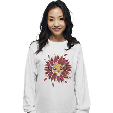 Load image into Gallery viewer, Shirts Long Sleeve Shirts, Unisex / Small / White Simba Watercolor