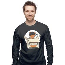 Load image into Gallery viewer, Shirts Long Sleeve Shirts, Unisex / Small / Charcoal Sneaky Kitty