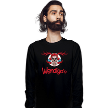 Load image into Gallery viewer, Shirts Long Sleeve Shirts, Unisex / Small / Black Wendigo's