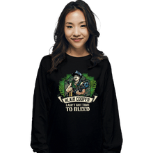 Load image into Gallery viewer, Shirts Long Sleeve Shirts, Unisex / Small / Black No Time To Bleed
