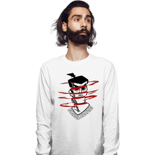Load image into Gallery viewer, Shirts Long Sleeve Shirts, Unisex / Small / White Samura Slash