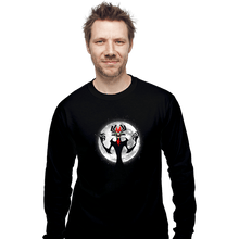 Load image into Gallery viewer, Shirts Long Sleeve Shirts, Unisex / Small / Black Moonlight Aku