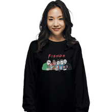 Load image into Gallery viewer, Shirts Long Sleeve Shirts, Unisex / Small / Black Horror Fiends