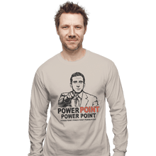 Load image into Gallery viewer, Shirts Long Sleeve Shirts, Unisex / Small / Sand Power Point
