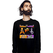 Load image into Gallery viewer, Shirts Long Sleeve Shirts, Unisex / Small / Black Goku VS Frieza