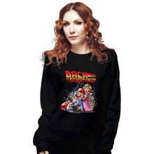 Load image into Gallery viewer, Daily_Deal_Shirts Long Sleeve Shirts, Unisex / Small / Black Back to the Mushroom Kingdom