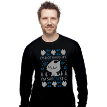 Load image into Gallery viewer, Daily_Deal_Shirts Long Sleeve Shirts, Unisex / Small / Black SarCATstic
