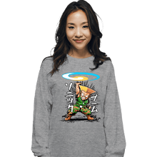 Load image into Gallery viewer, Daily_Deal_Shirts Long Sleeve Shirts, Unisex / Small / Sports Grey Sonic Disc