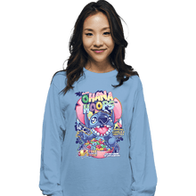 Load image into Gallery viewer, Shirts Long Sleeve Shirts, Unisex / Small / Powder Blue Ohana Hoops